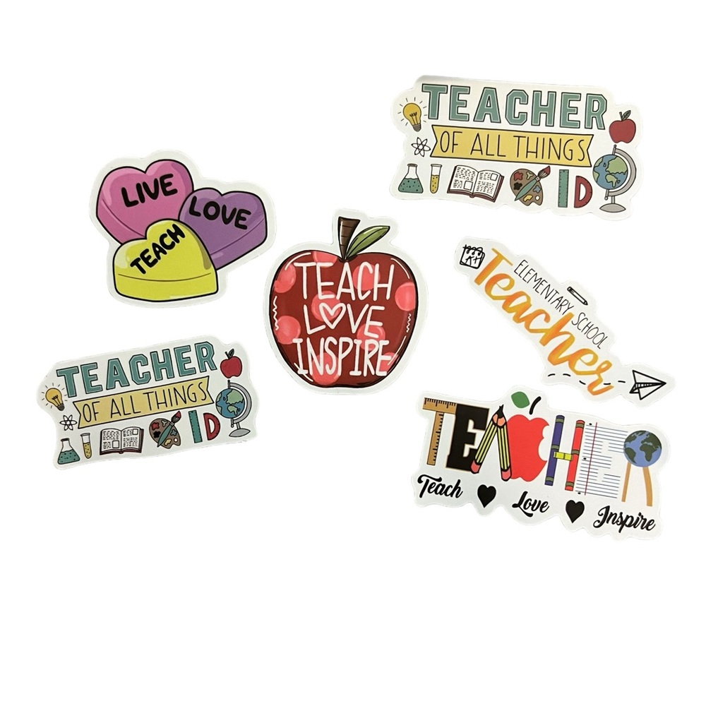 Teacher Survival Kit Gift Set Includes Pouch, Six Stickers, Pen, & Lanyard - Picture 2 of 8
